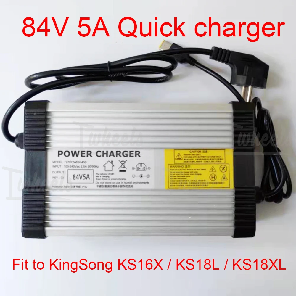 Încărcător rapid pentru KS16X KS18L KS18XL 84V 5A încărcător KS roți monociclu electric încărcător