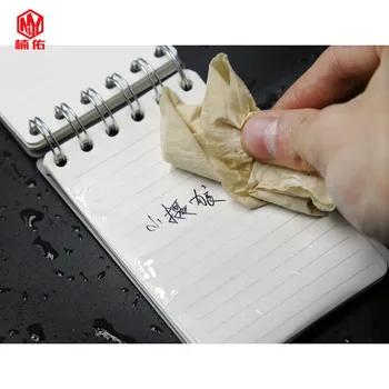 1 BUC Portabil Aliaj de Titan Notebook Hard Shell Impermeabil Notepad Hârtie în aer liber, Carte Cont de Inlocuit Hârtie EDC Instrument