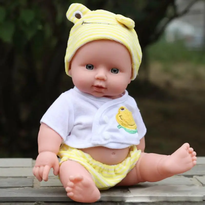 30cm Silicon Renăscut Baby Dolls Silicon Realiste în Viață Copii Jucarii Pentru Copii Fete de Ziua Firulescu Cadou Real Păpuși de Jucărie