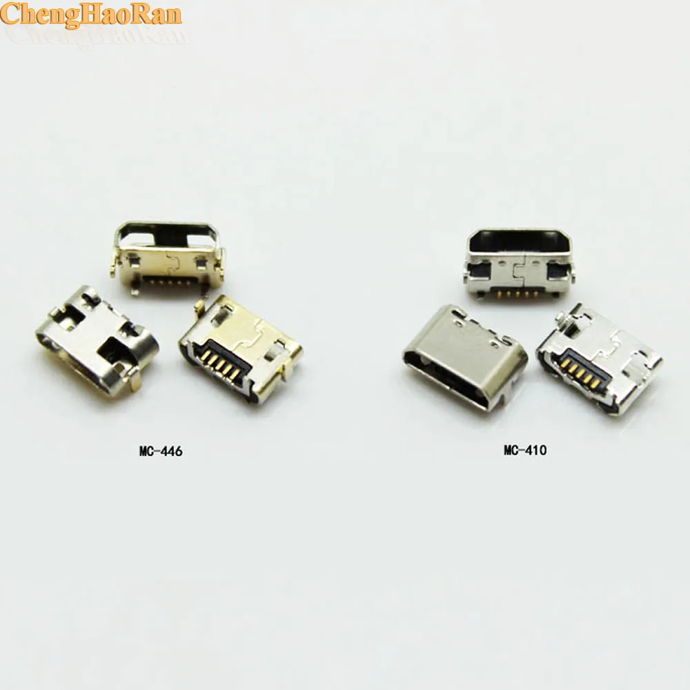 ChengHaoRan 100buc 5 pini Micro USB jack mufa incarcare conector port de Reparare înlocuire pentru Meizu Meilan nota 2 Note3 Metal