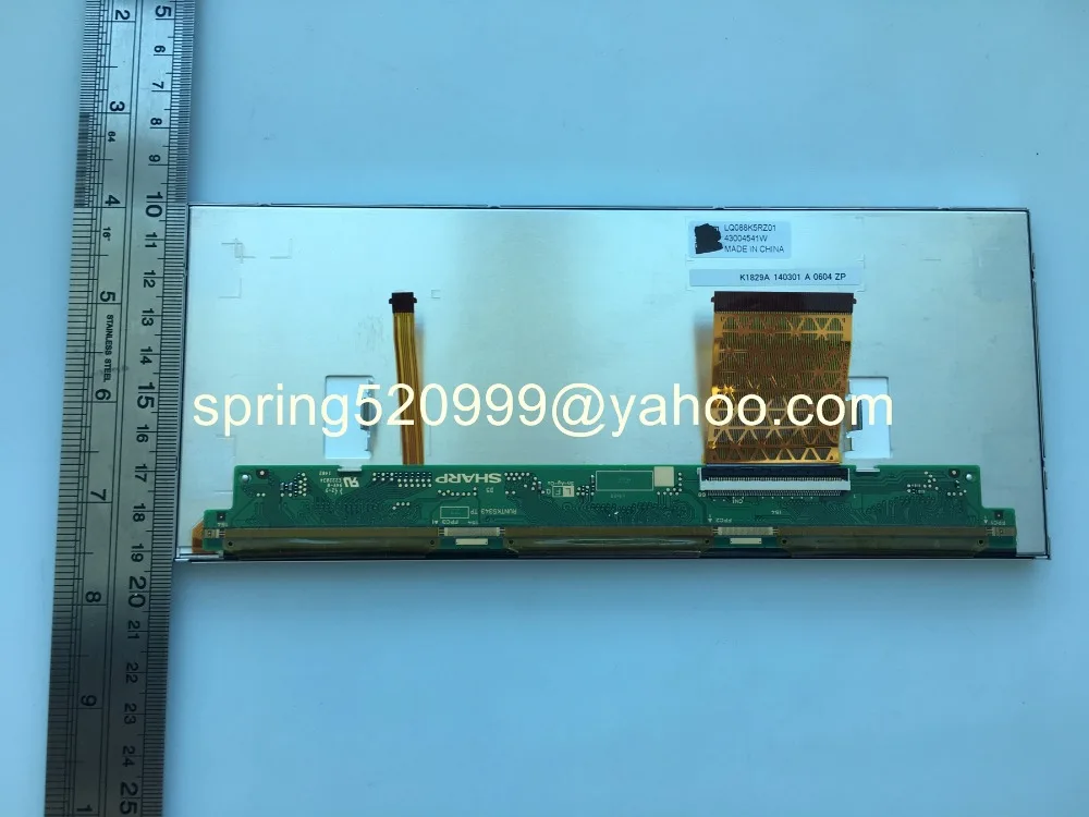 Original Sharpp 8.8 inch LCD display LQ088K5RZ01 ecran BM 937087001 pentru Bmw CID F25 X3 DVD Auto navigatie Panou LCD