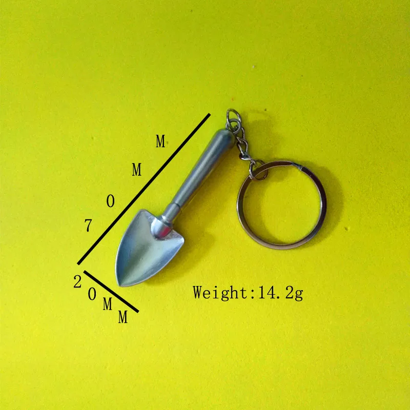10 Buc 3D Mini instrument brelocuri lopata breloc spade breloc breloc metalic din aliaj de zinc cheie inel creative breloc