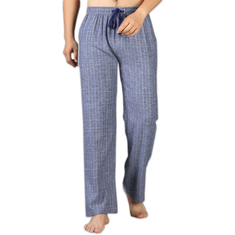 Îngroșa iarna bumbac somn bottoms mens ține de cald simplu Plus Dimensiune de toamnă pantaloni barbati interioară pantaloni de pijamale