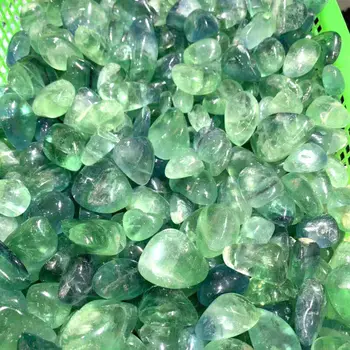 100g 15-35mm Naturale Fluorit Verde Neregulate Lustruit Originale Piatra de Cristal Pietre Naturale și Minerale