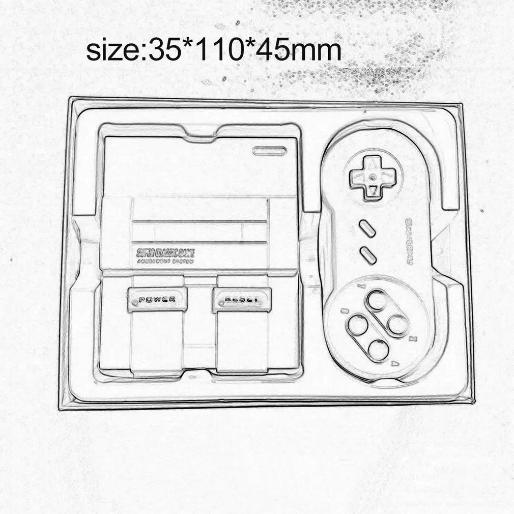 Clasic Mini Edition Consola De Divertisment Systeem Compatibile Întâlnit Super Jocuri Retro Portabil Mini Consola De Jocuri Video
