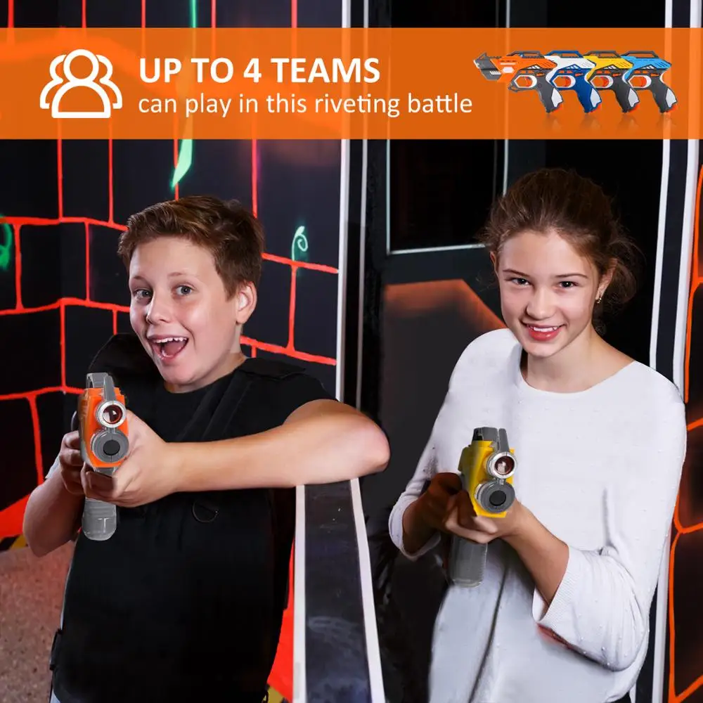 Infraroșu, Laser Tag Lumină Electrică Arme de Jucarie Blaster cu Laser Set de Interacțiune Părinte-Copil Joc pentru Copii, Adulți Sport Arma