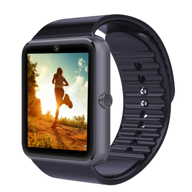 GT08 Bluetooth Ceas Inteligent Bratara SIM TF Card Telefon MP3 Smartwatch Pentru Apple iOS, Android SMS/apel Memento de Fitness, Camera