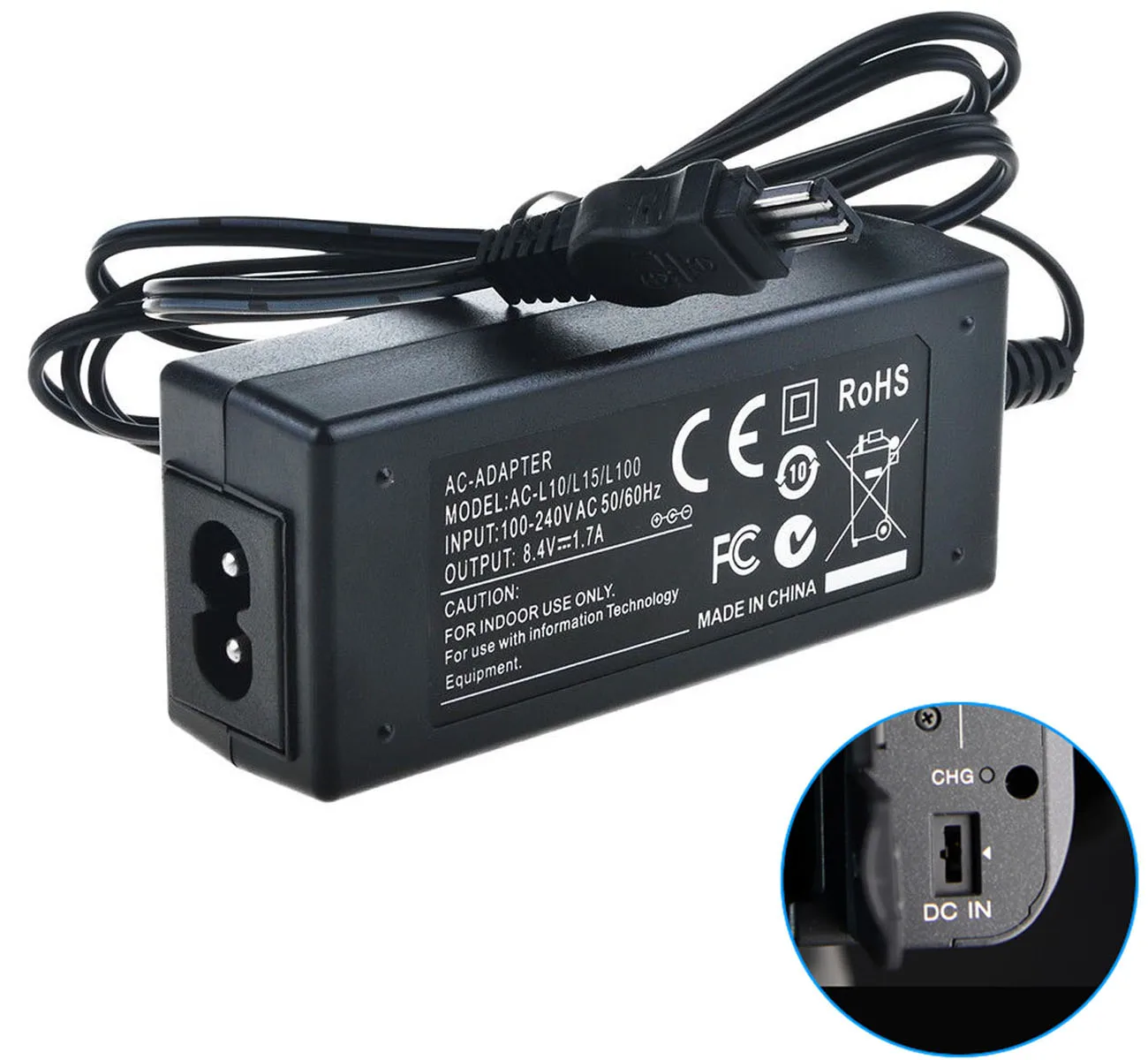 AC Power Adaptor Incarcator pentru Sony DCR-TRV14E, DCR-TRV15E, DCR-TRV16E, DCR-TRV17E, DCR-TRV18E, DCR-TRV19E camera Video Handycam