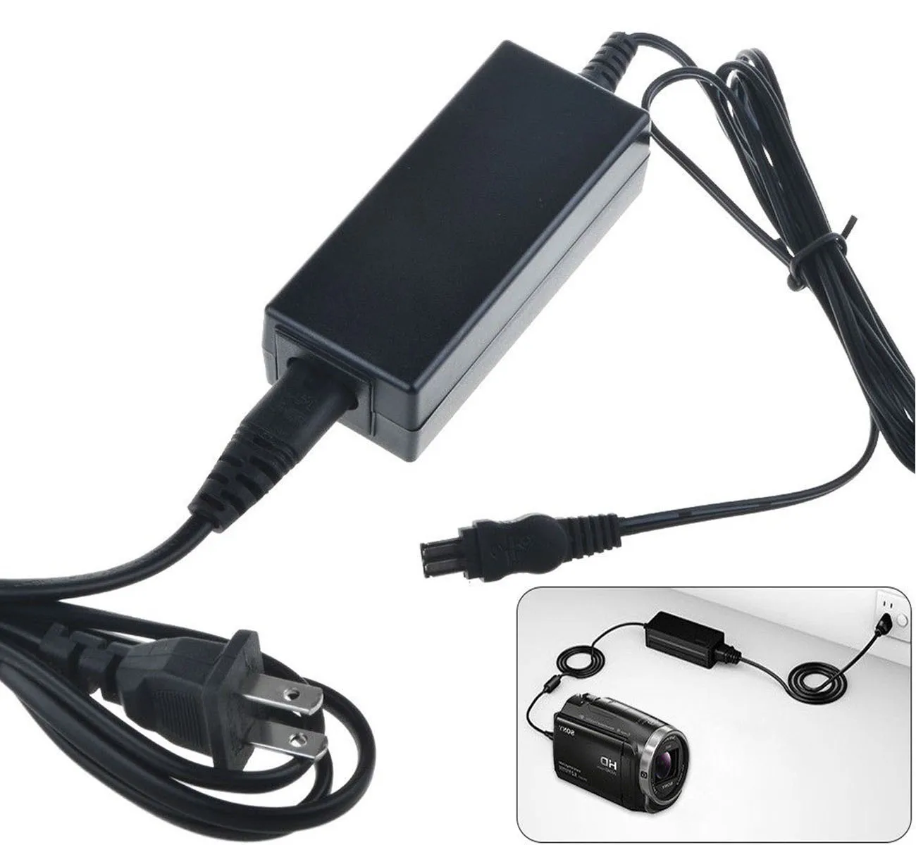 AC Power Adaptor Incarcator pentru Sony DCR-TRV14E, DCR-TRV15E, DCR-TRV16E, DCR-TRV17E, DCR-TRV18E, DCR-TRV19E camera Video Handycam