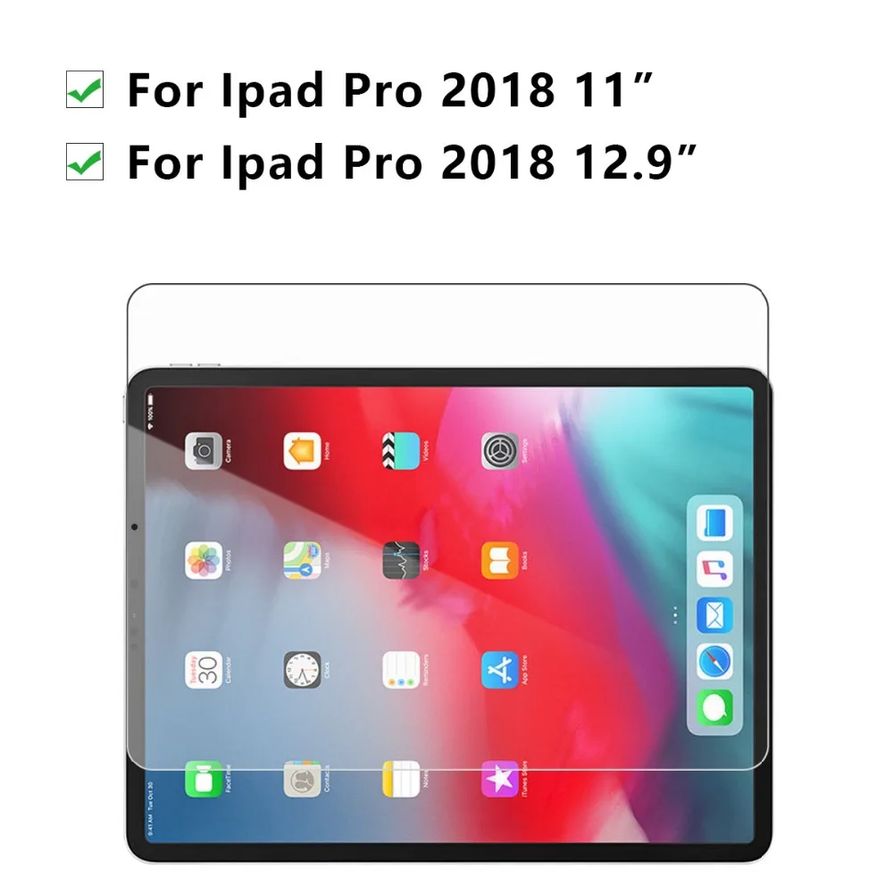 Pahar Pentru Ipad Pro 2018 12.9 Și 11 Inch Ecran Protector Pe I Pad Ipadpro Pro2018 Temperat Glas Film Protector Proteja 9h 2.5 d