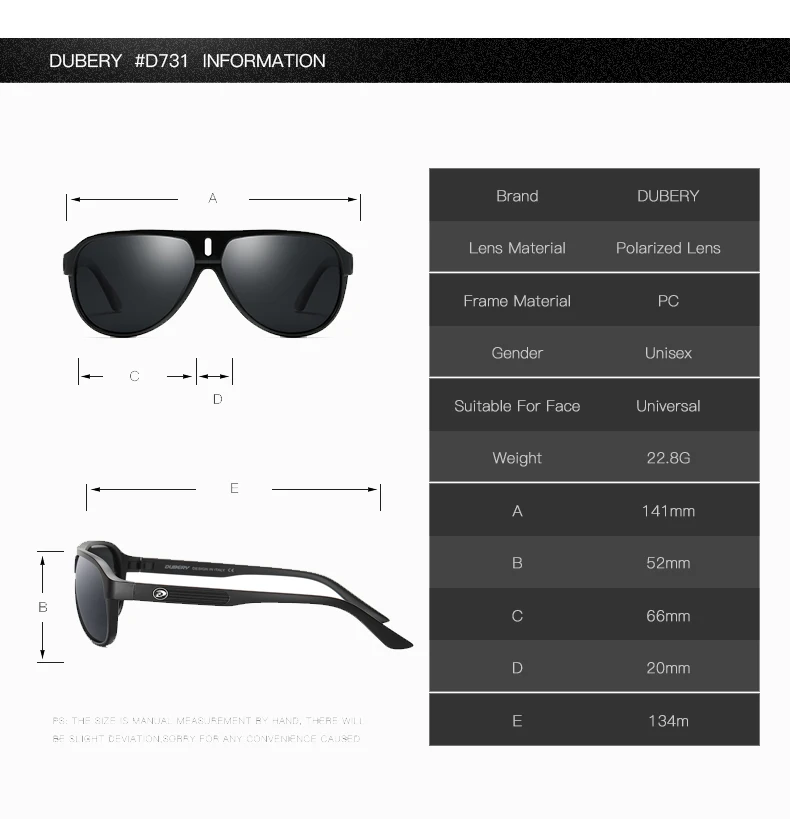 DUBERY Brand Polarizat ochelari de Soare Barbati de Conducere Nuante de sex Masculin Ochelari de Soare Pentru Barbati Retro Oglindă Vara Nuante Reci UV400 Oculos D163
