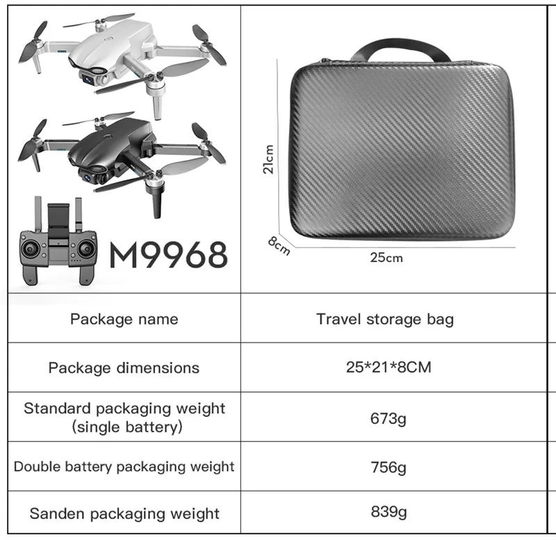 M9968 Drone 5G GPS WIFI 6K HD RC Drone FPV 1200 de Metri de la Distanță de Control de la Distanță Quadcopter Dron Elicopter VS EX5 L108 E520S Jucarii