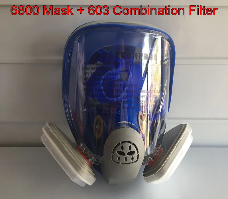6800 masca de gaze + 603 Titularul 5N11 Filtru de bumbac 501 filter box respirator mască împotriva prafului PM2.5 gaze de Sudură mască de protecție