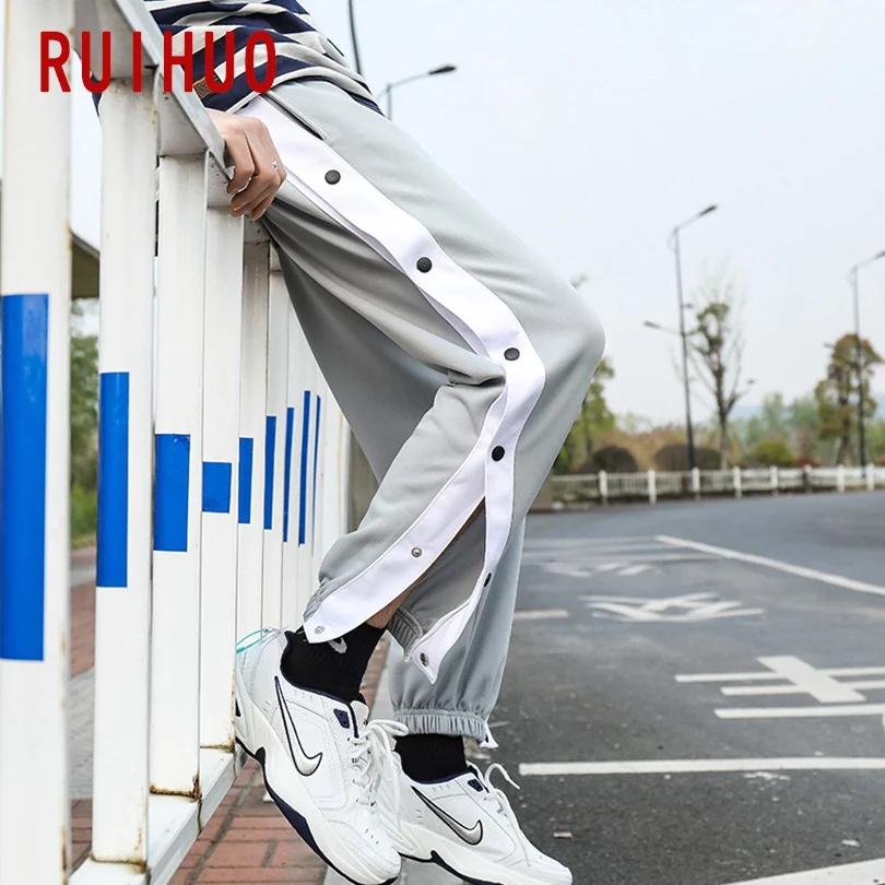 RUIHUO Casual Pantaloni Harem de Bărbați Îmbrăcăminte Joggeri Japoneză Streetwear Pantaloni Hip Hop Trening pantaloni de Trening M-3XL 2021