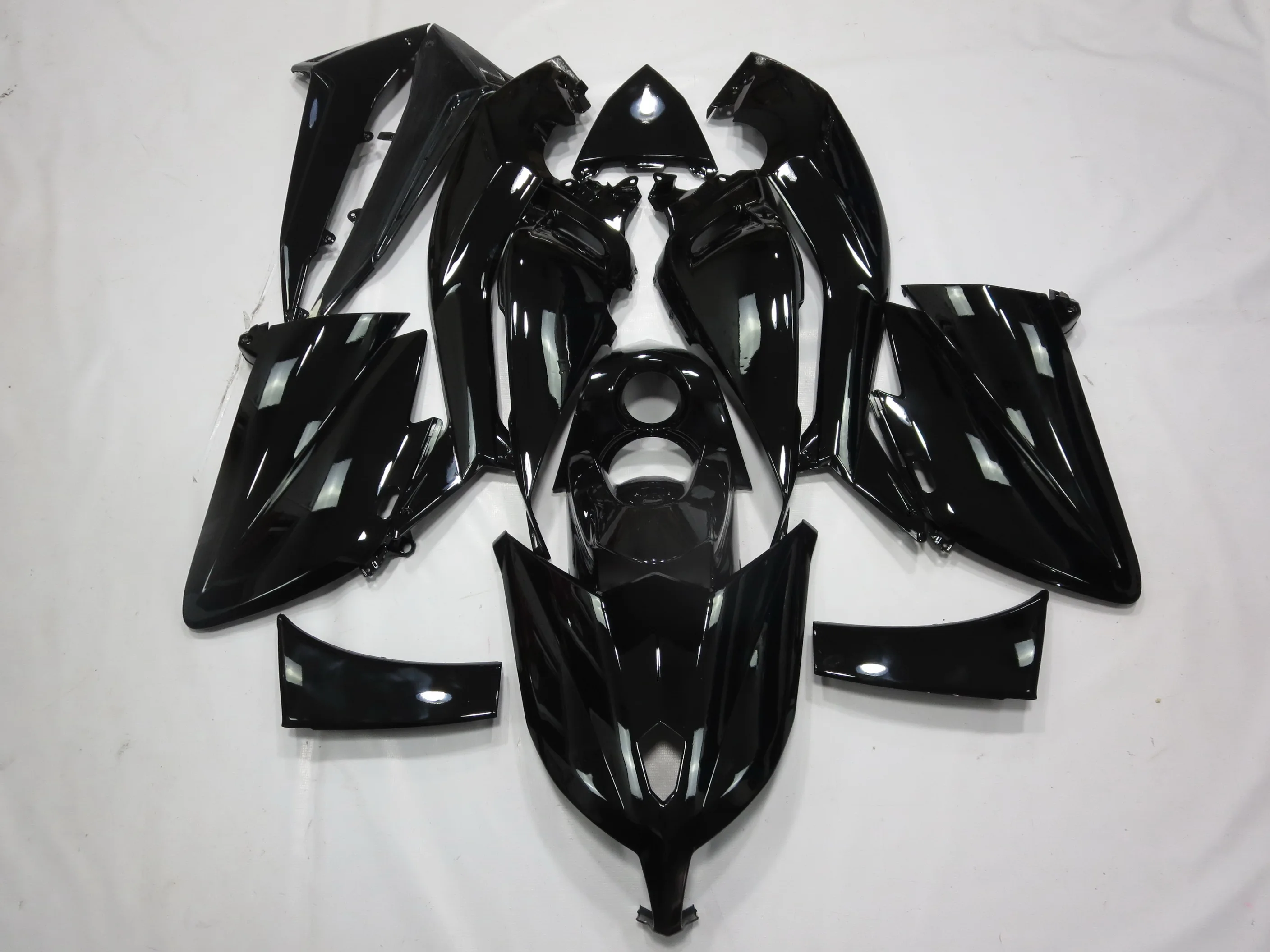 Motocicleta carenaj negru sau negru mat pentru Plastic ABS Injectie Carenaj Kit de Caroserie Șuruburile pentru Yamaha Tmax530 2012-tmax