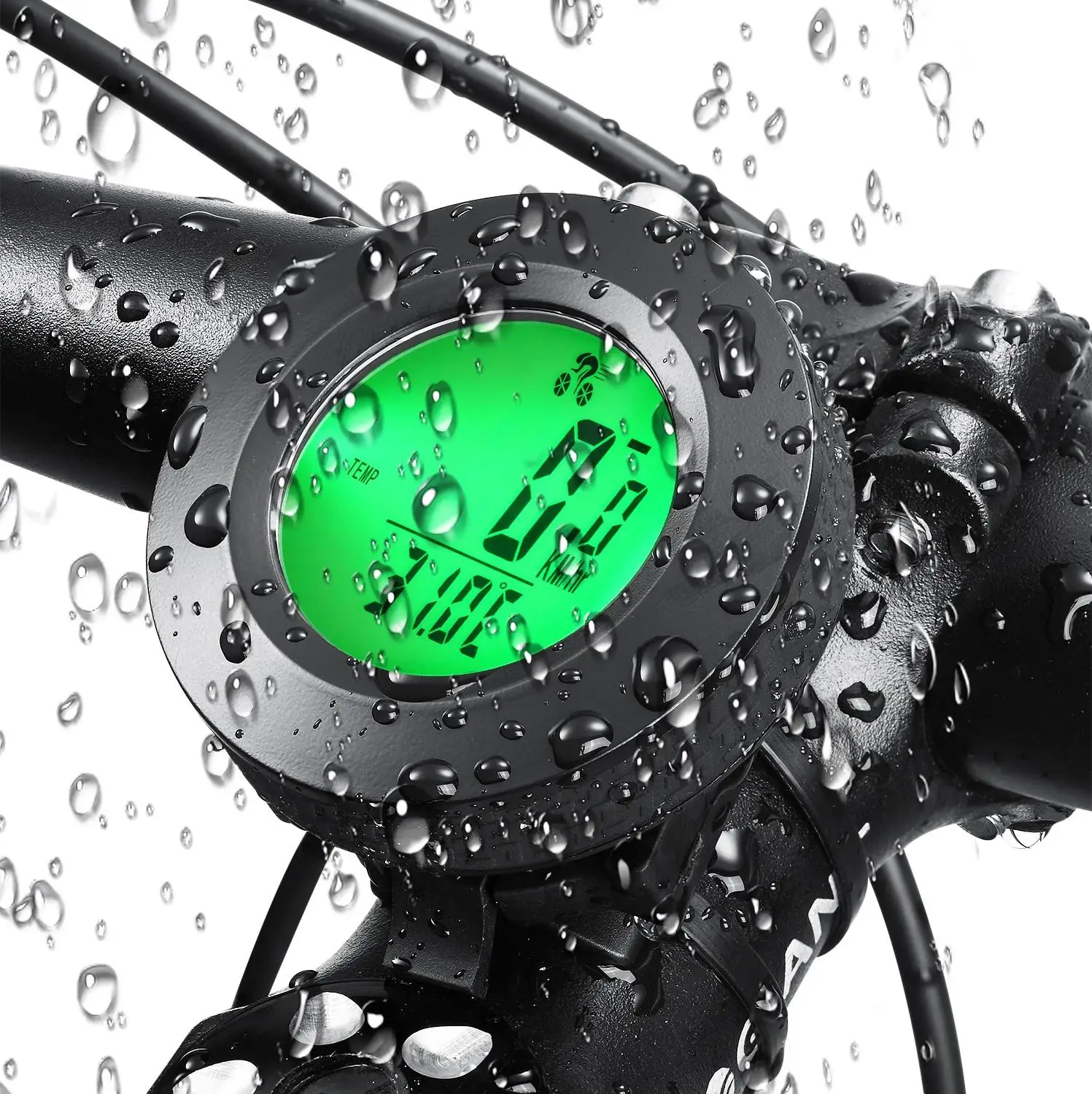 Rezistent la apa Biciclete Calculator fără fir Și cu Fir Biciclete MTB de Ciclism Kilometrajul Cronometru Ceas Vitezometru 3 Culori LED Backlight