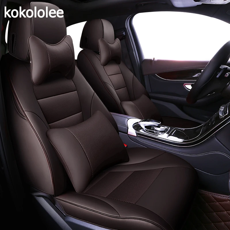 Kokololee auto personalizate real din piele scaun auto capac pentru bmw e46 e36 e39 e90 x1 x5 x6 e53 f11 e60 f30 x3 e83 Automobile Seat Cover