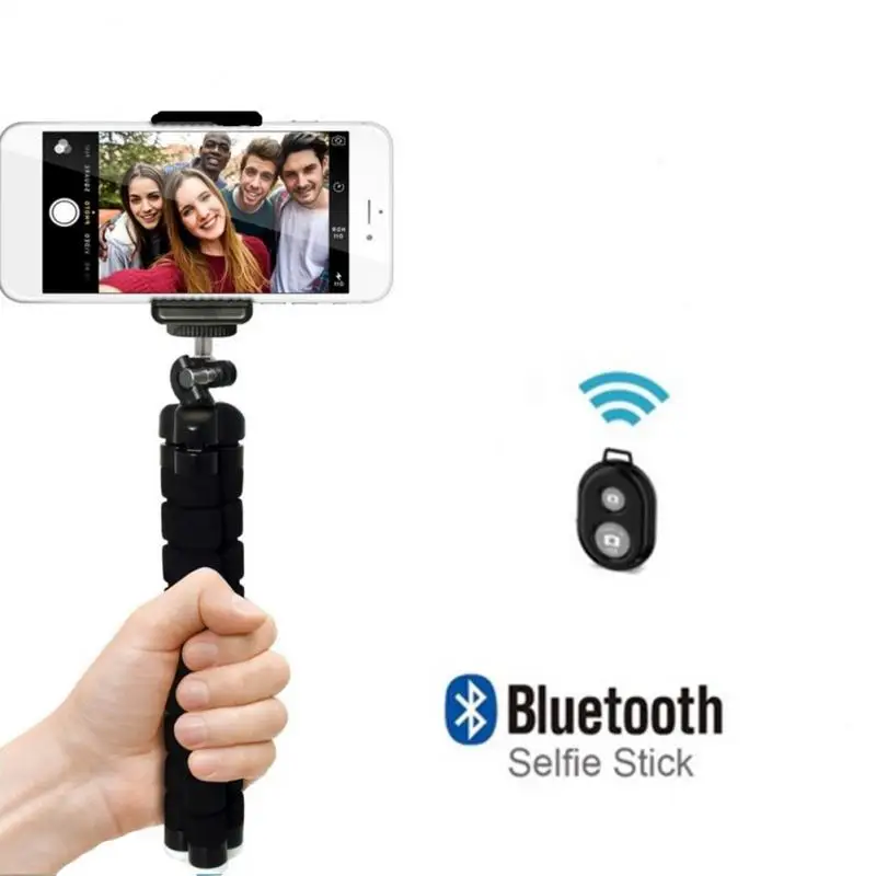 Trepied cu Wireless Bluetooth Suport de la Distanță Flexibil Caracatiță aparat de Fotografiat Telefon Mobil webcam suport Trepied Mount Caracatiță Suport