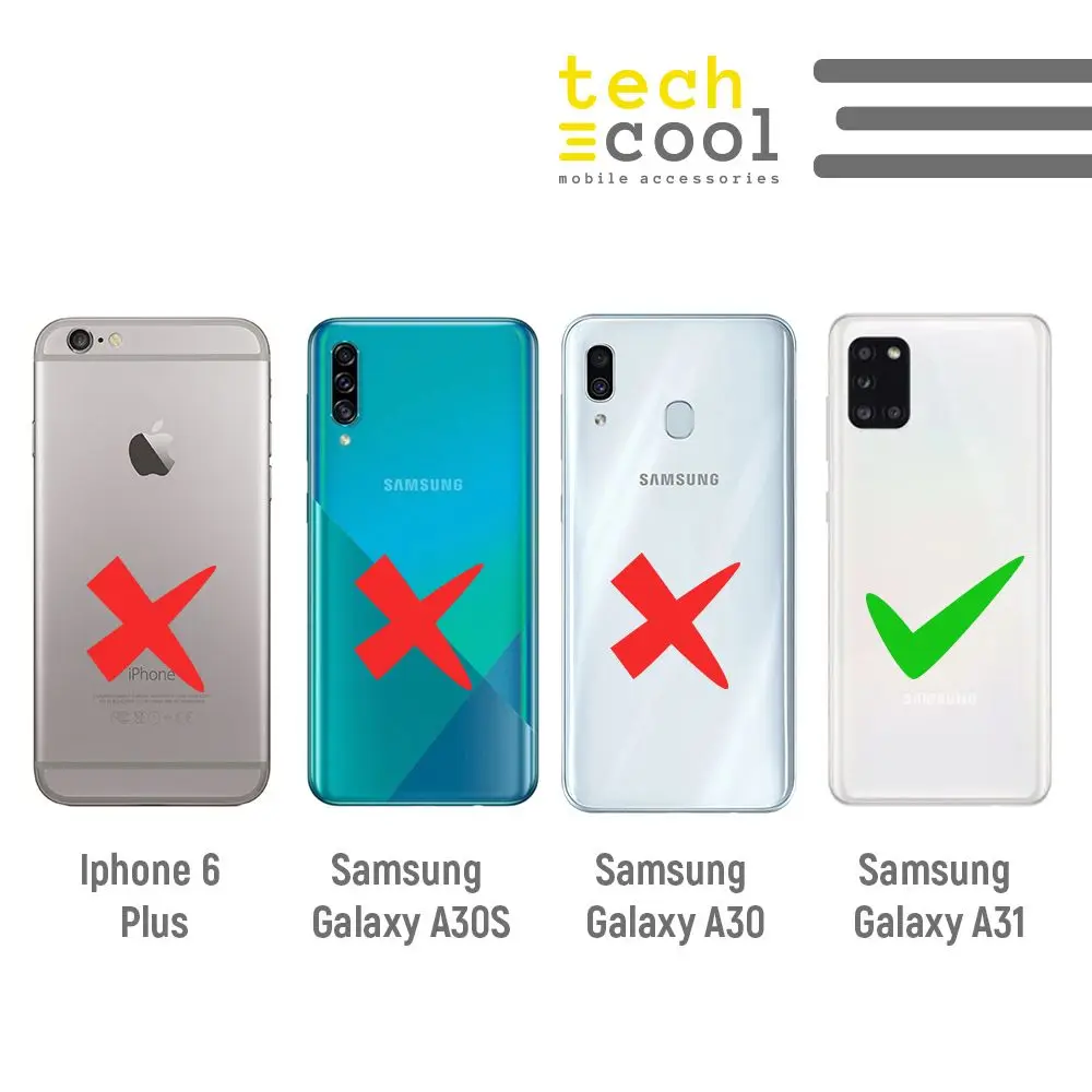 FunnyTech®Silicon de Caz pentru Samsung Galaxy A31 l fraza 