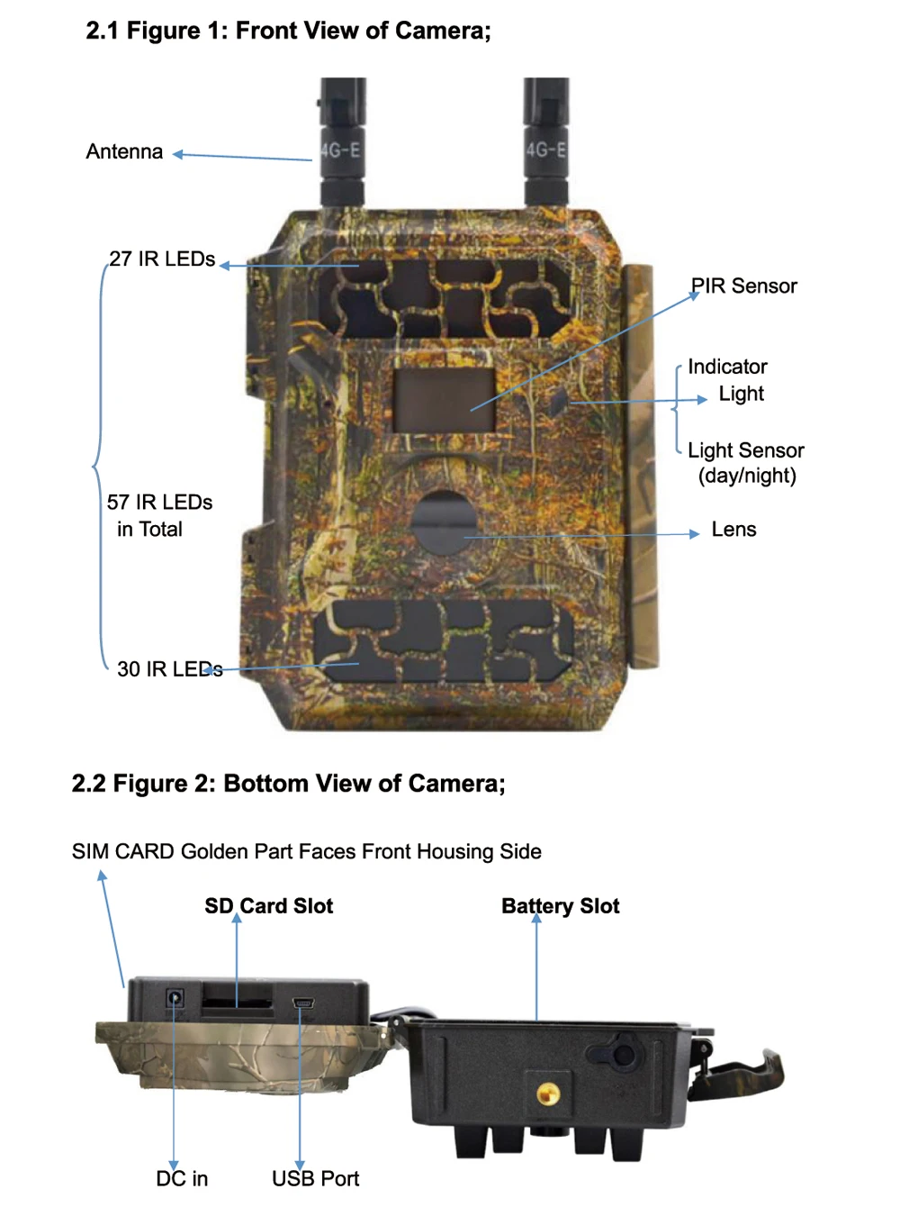 Larg viața de supraveghere aparat de fotografiat impermeabil IP66 4G Digital de vânătoare Scouting Trail APP aparat de fotografiat de control Aproape vizibil Pentru