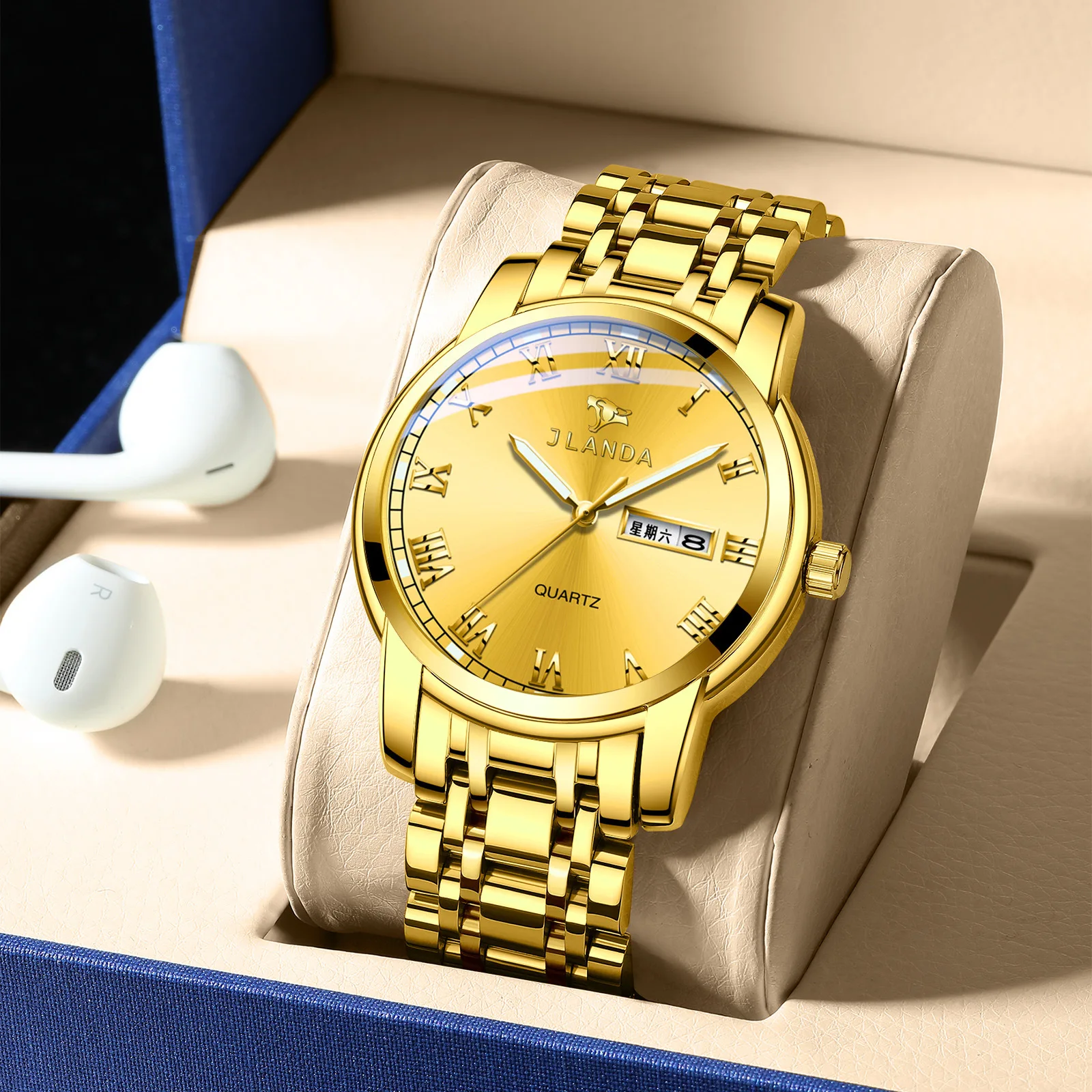 Reloj Hombre 2020 Ceasuri Barbati Top Brand de Lux de Aur Cuarț Data Ceas Barbati Sport Impermeabil Ceas Relogio Masculino A4024