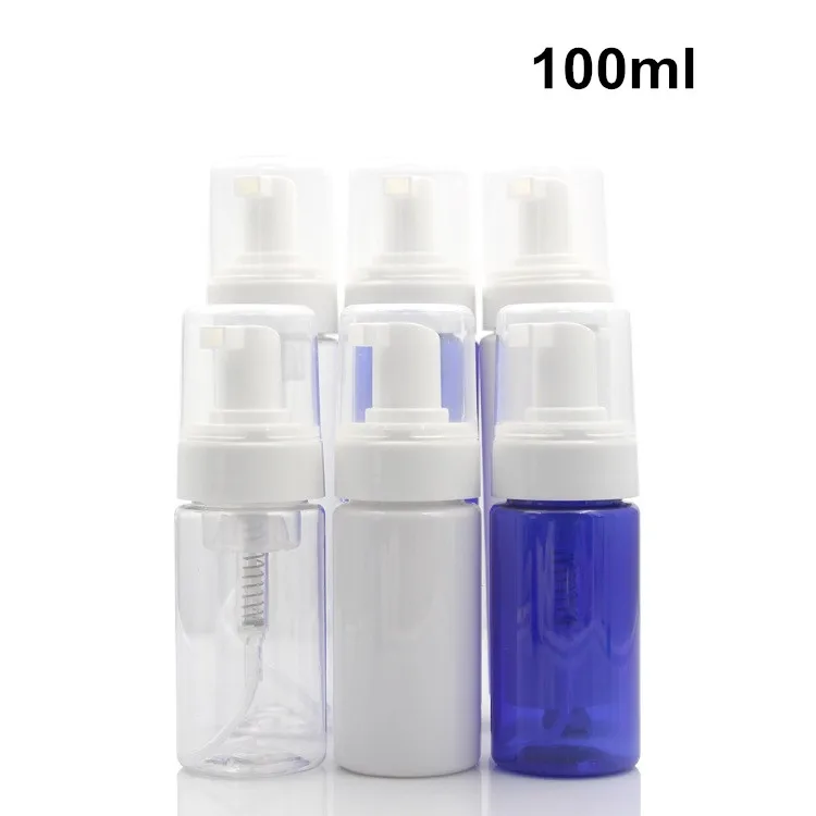 30 X Albastru/Alb/Plastic Clar Foamer Sticla Pompa de Călătorie Mini Dimensiune Dozator de Săpun,100ml/3.4 oz