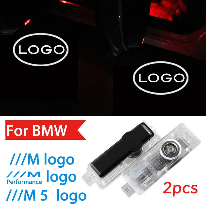 2 buc Pentru BMW M5 E60 E61 F10 F07 G30 M Performance Led Portiera Logo-ul cu Laser Proiector Lumina emblema Fantoma Umbra Lampă Accesorii