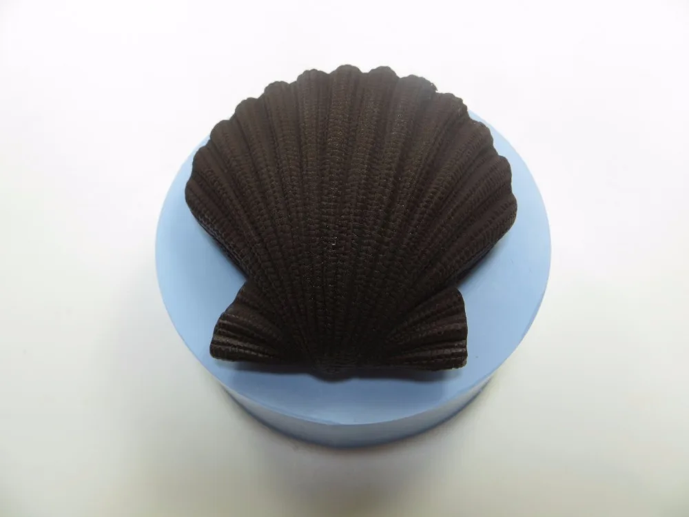 QT0045 Silicon Mucegai Tort Fondant Matrite de Silicon Ciocolata Mucegai Scoică modelaj Matrite Rășină Ocean Shell 3D Cauciuc Siliconic