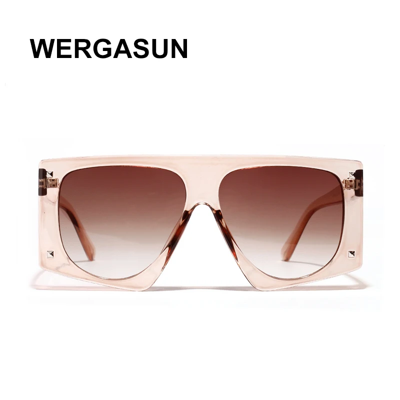 WERGASUN de Epocă de Lux ochelari de Soare pentru Femei Brand Designer de Moda Clasic Retro Ochelari de Soare Uv400 Oculos
