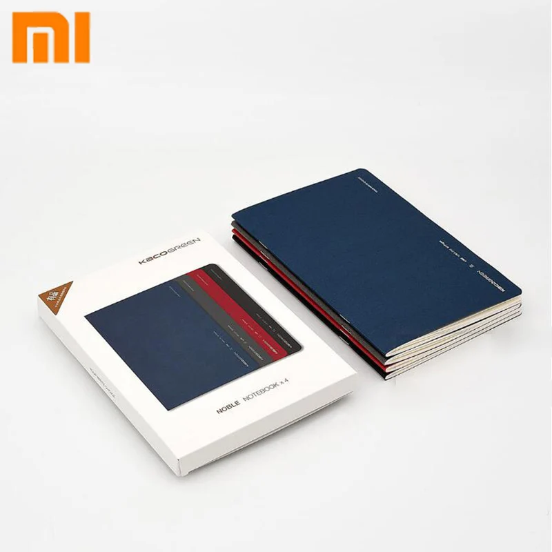 4buc/set Xiaomi Kaco Jurnal Notebook 32Page Notepad Jurnal Jurnalul de Birou Rechizite Școlare 4/set Aliaj de Aluminiu Riglă semn de carte