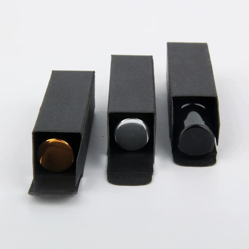 100buc/Lot Cutie Neagră 20X20X70mm Gol Sticla de Parfum Pachet caseta de Hârtie Personalizate Cutii de Ambalaj Logo-ul Personalizat