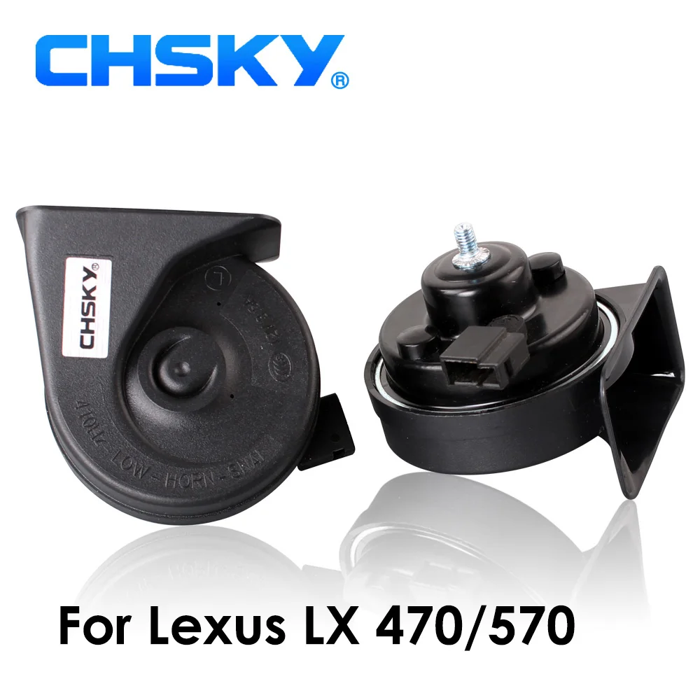 CHSKY Claxon Melc tip Horn Pentru Lexus LX 470/LX 570 1997 până în PREZENT 12V Intensitate de 110-129db Auto Cornul Ridicat Scăzut Klaxon
