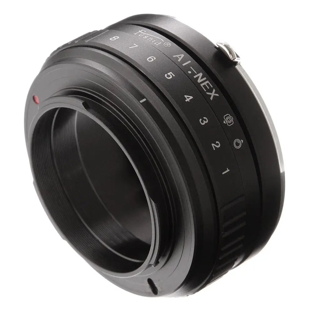 Tilt Shift Inel Adaptor pentru Nikon AI F Lens de la Sony E Mount Camera A7 R II A6500 A6000
