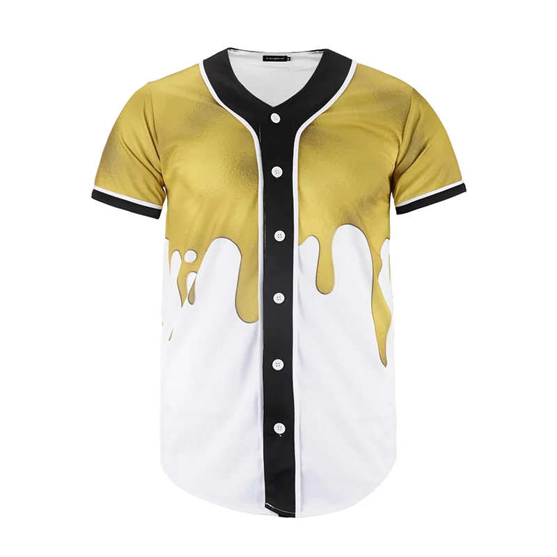 De Vară 2020 Moda Barbati Camasi de Baseball Jersey Single-breasted se Potrivesc Vrac Streetwear Tricou Stil de Design de Brand Barbati Topuri Tricouri