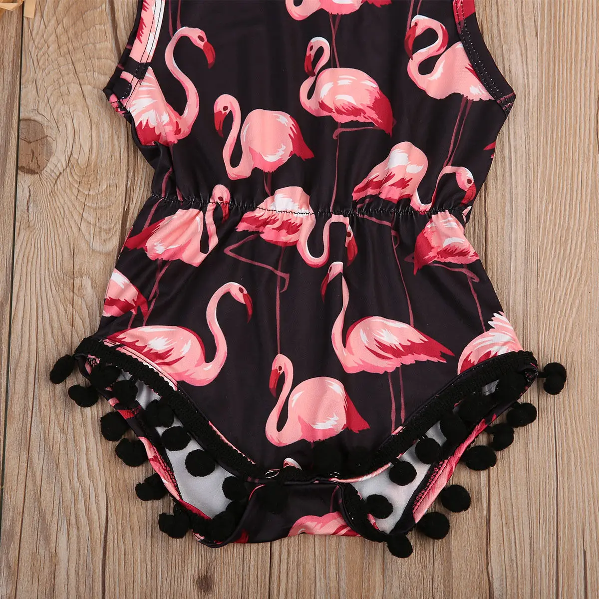 Copil Copii Copii Fete Flamingo Romper Ciucure Salopeta Bentita Utilaje
