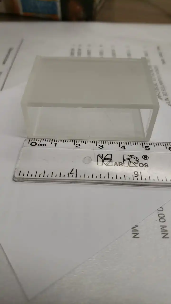 Pahar Standard Cuva Celulei cu capac pentru chimică spectru Limitat de Sticlă cuva analiza Spectrală instrument 4buc 50*40*20mm