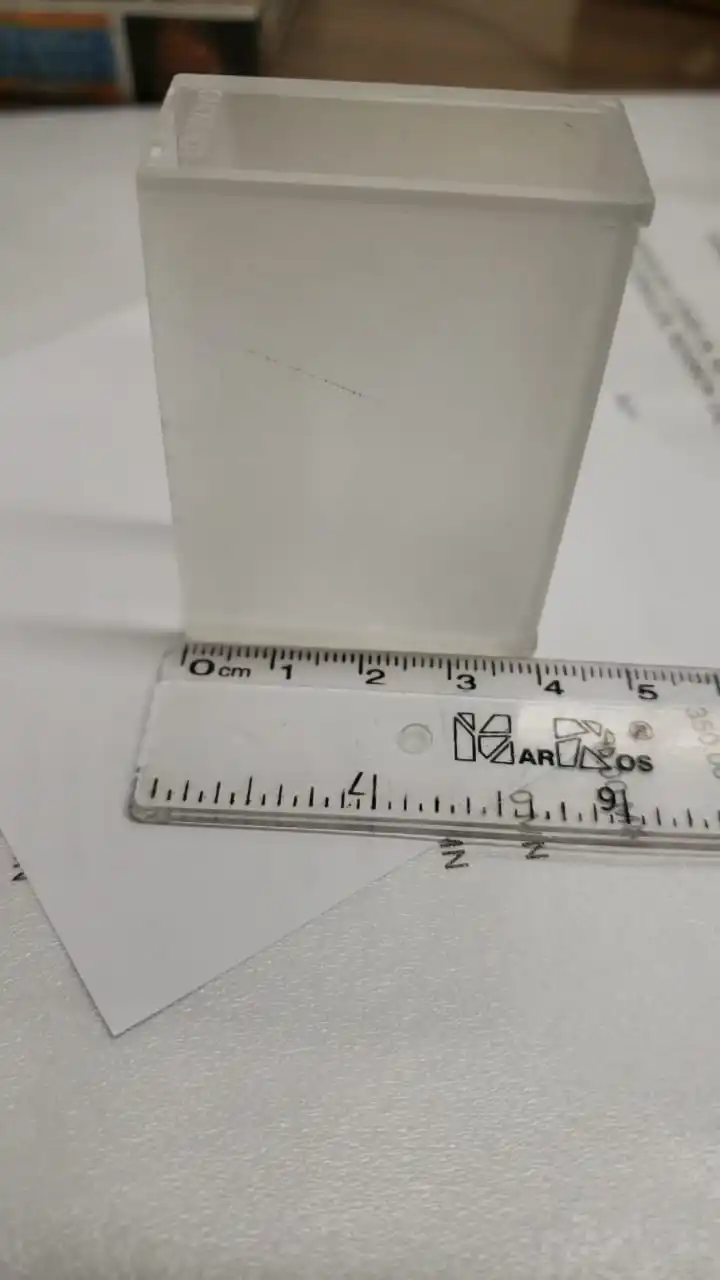 Pahar Standard Cuva Celulei cu capac pentru chimică spectru Limitat de Sticlă cuva analiza Spectrală instrument 4buc 50*40*20mm