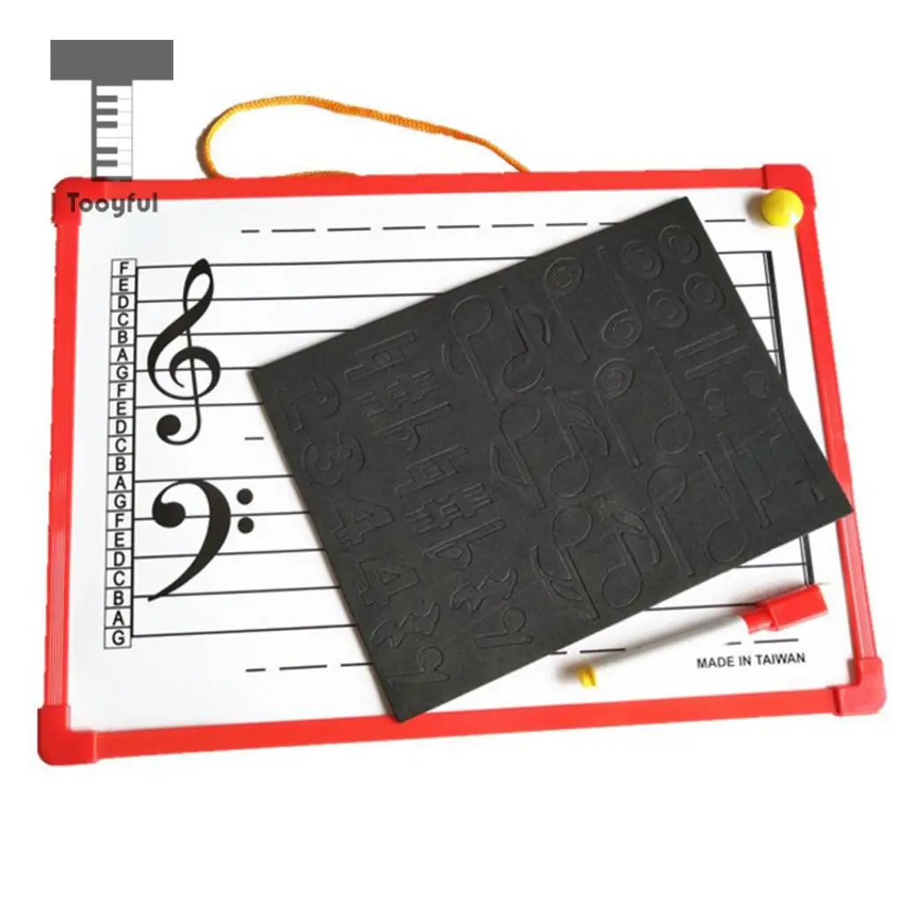 Notație muzică Tabla Tabla cu Personalul de Muzică Magnet pentru Întâlnirea de Predare Școală