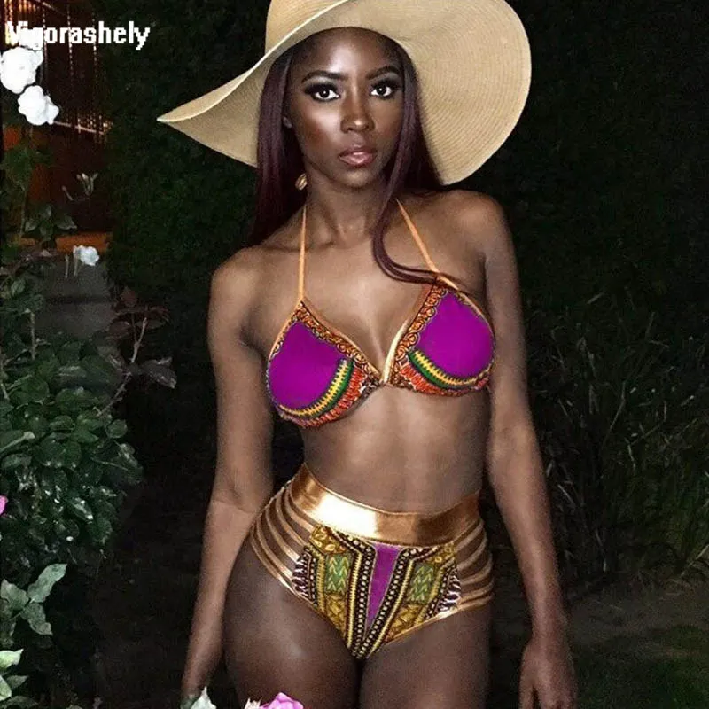 Vigorashely Talie Mare Sexy Bikini Femei Africa De Costume De Baie Push Up, Costume De Baie 2018 Brazilian Bikini Set Plaja Costum De Baie Înot Purta