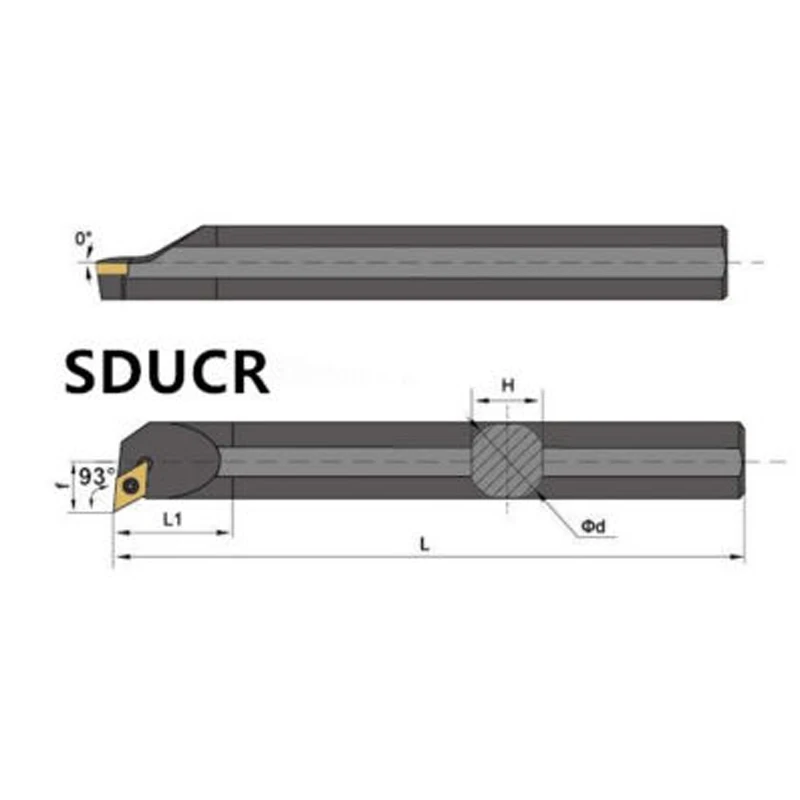 RECENT S16Q-SDUCR11 16*180 MM Internă Strung de Alezat Bar Instrumentul de Cotitură Pentru DCMT11T3