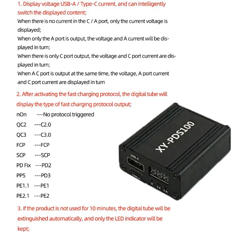 XY-PDS100 QC4.0 QC3.0 Tip C 100W Pas în Jos Telefon Mobil Încărcător Rapid Modul pentru Hua-wei SCP/FCP pentru App-le