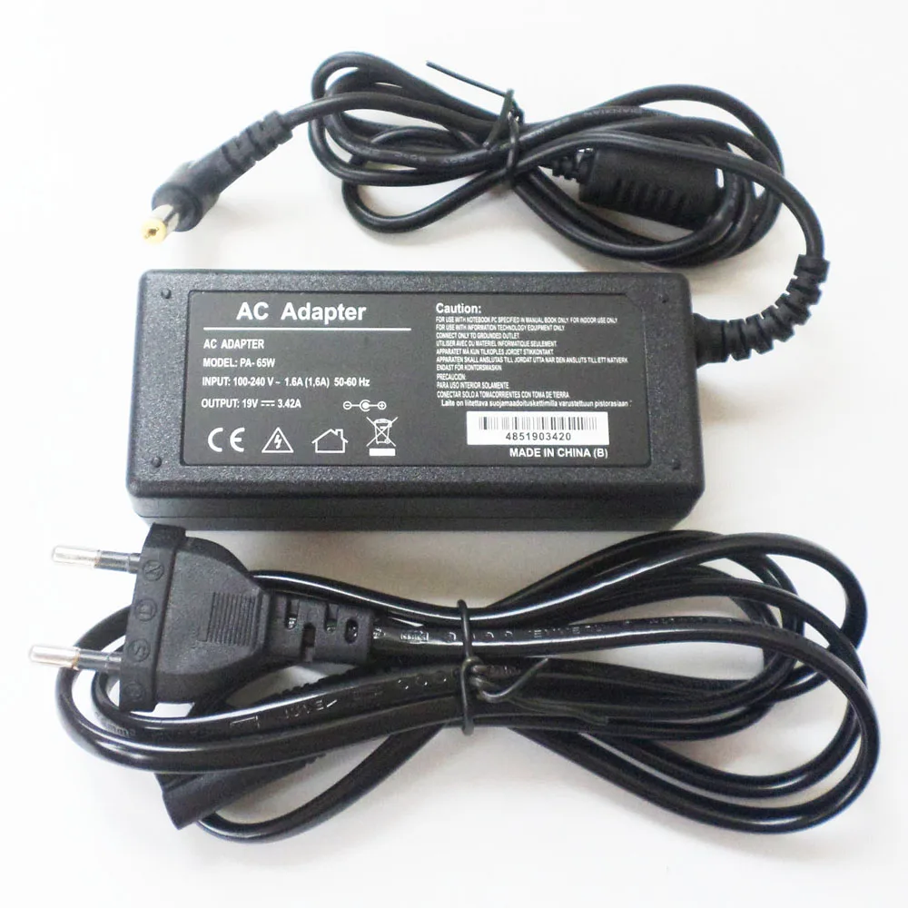 Noi 19V 65W pentru Laptop AC Adaptor Încărcător de Baterie Cablul de Alimentare Pentru Acer Aspire 5630 5670 5680 5732z 5720 5720Z 5730Z 5734z 5735