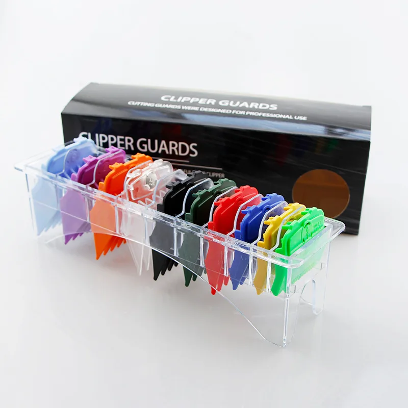 10 Dimensiuni Colorate Magnetic Puternic Clipper Paznici Pentru Transparent Tuns Frizerie Păr De Tăiere Atașament Limita Pieptene G1005