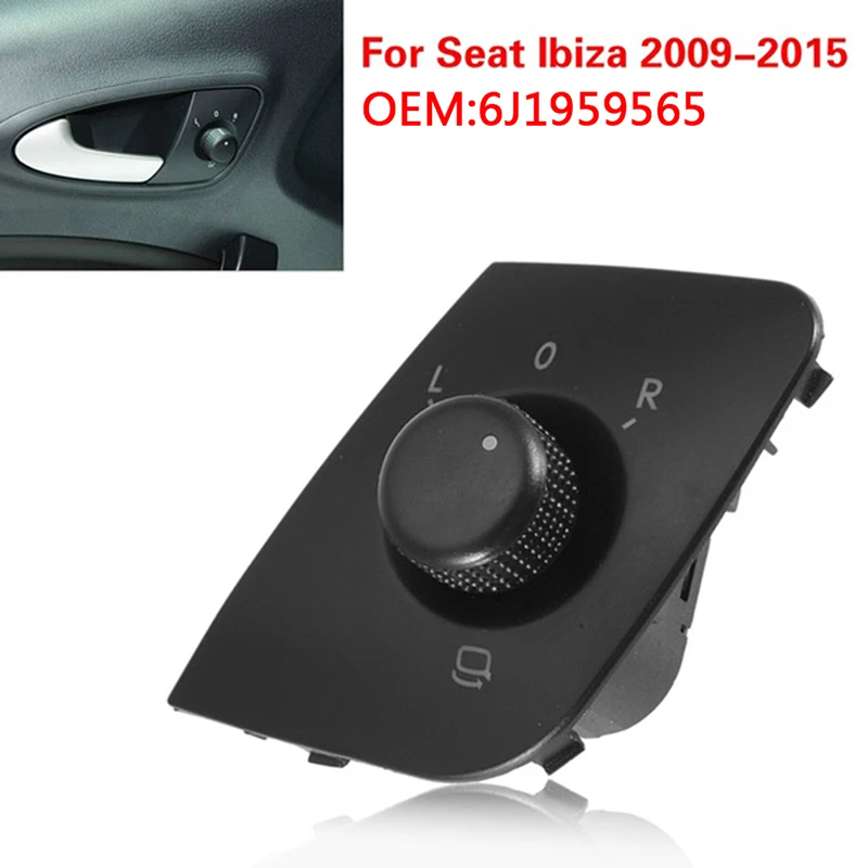 1 BUC Pentru Seat Ibiza 2009-Exterior Masina Oglindă Laterală Reglați Comutatorul Buton 6J1 959 565 6J1959565
