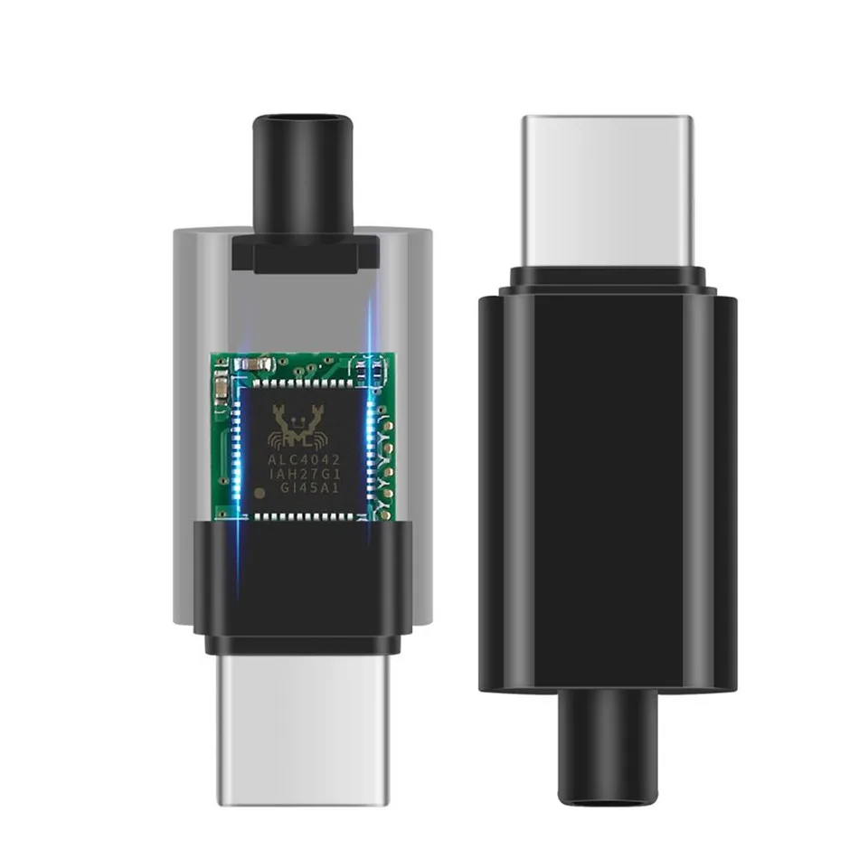 USB C Conector Cu ALC4042 Chip 312bit 384khz Silicon Dinamic Armatura 3.0 mm Sârmă cu Diametrul de Tip C de sex Masculin DIY Modul de Lipire