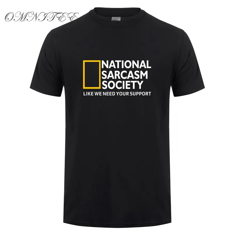 Vara Rece Naționale Sarcasm societatea T Shirt Mens Bumbac cu Maneci Scurte T-shirt Amuzant Sarcasm Barbati Tricou Top Teuri Om OZ-108