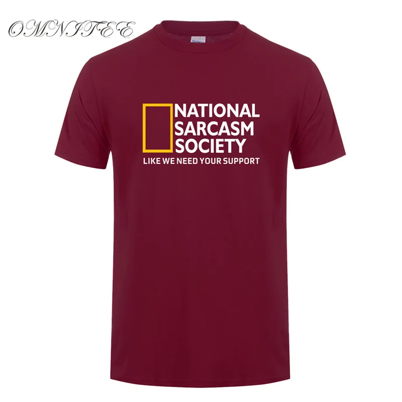 Vara Rece Naționale Sarcasm societatea T Shirt Mens Bumbac cu Maneci Scurte T-shirt Amuzant Sarcasm Barbati Tricou Top Teuri Om OZ-108