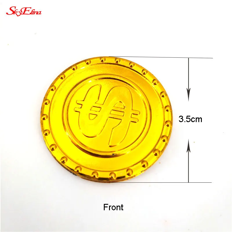 100buc Plastic de Aur Semnul Dolarului de Monedă și Căpitanul Pirat Monedă de Copii elemente de Recuzită, Decor Acasă Ornamente Non-moneda Monede 6ZHH265