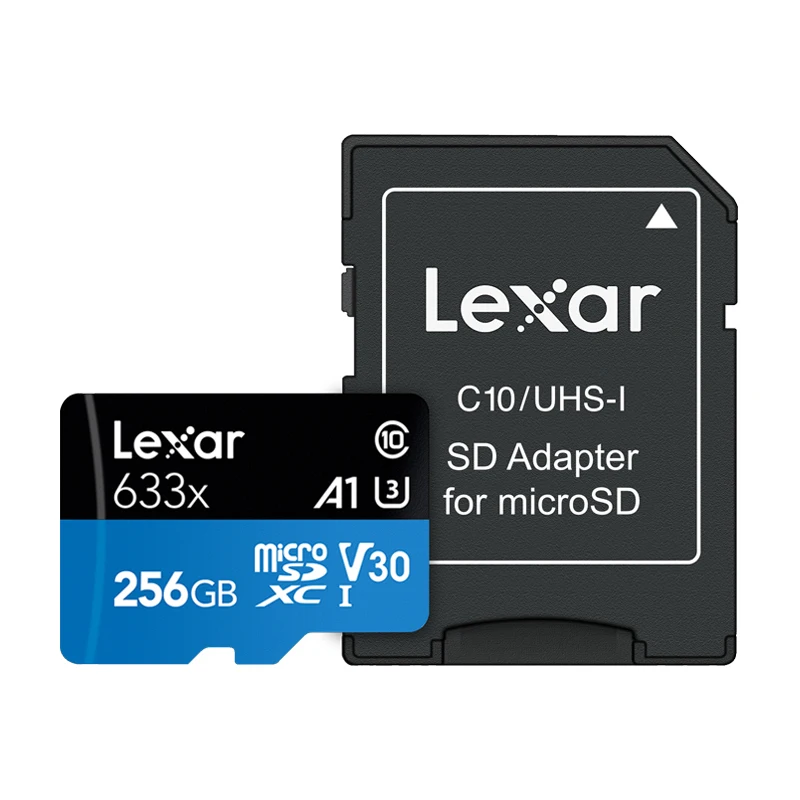 Lexar Card de Memorie MicroSD Card de memorie SDHC/SDXC 128GB, 256GB 512GB de Înaltă Performanță 633x 32GB 64GB UHS-I Class10 pana la 95MB/s citire