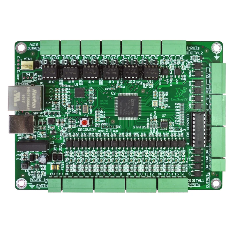 6 axa Mach3 USB/Ethernet dual interface board(EDG381) CNC Motion control card lucrat cu Mach3